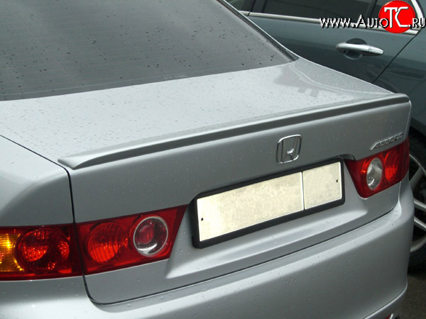 4 599 р. Дефлектор (спойлер) Elegance  Honda Accord  7 CL (2002-2008) седан дорестайлинг, седан рестайлинг (Неокрашенный)  с доставкой в г. Воронеж
