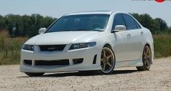 5 899 р. Пороги накладки Mugen Style дорестайлинг  Honda Accord  7 CL (2002-2005) седан дорестайлинг (Неокрашенные)  с доставкой в г. Воронеж. Увеличить фотографию 2