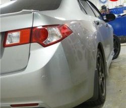 5 099 р. Накладка крышки багажника Elegance (липспойлер) Honda Accord 8 CU седан дорестайлинг (2008-2011) (Неокрашенный)  с доставкой в г. Воронеж. Увеличить фотографию 2