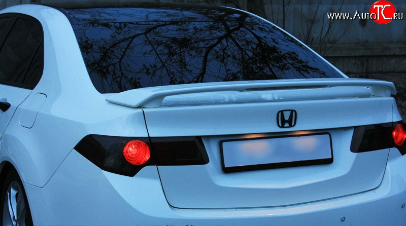 4 499 р. Спойлер Sport Honda Accord 8 CU седан дорестайлинг (2008-2011) (Неокрашенный)  с доставкой в г. Воронеж