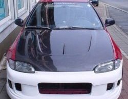 8 899 р. Передний бампер R-Style Honda Civic EG седан (1992-1995)  с доставкой в г. Воронеж. Увеличить фотографию 5