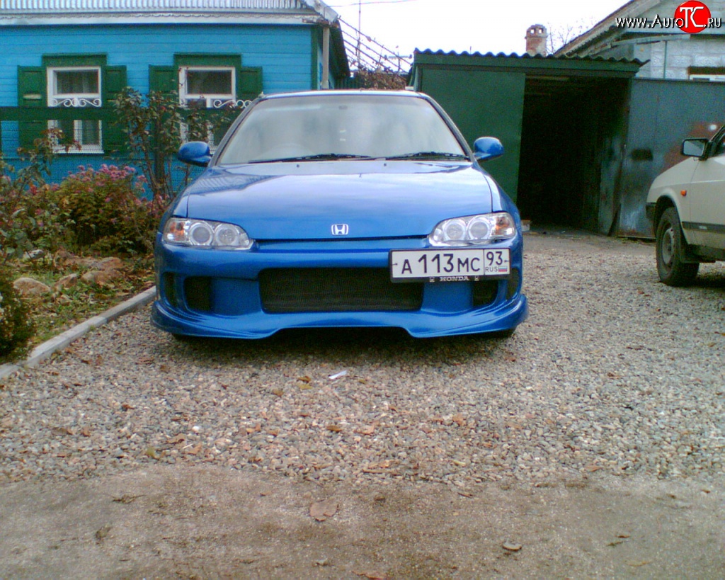 8 899 р. Передний бампер R-Style Honda Civic EG седан (1992-1995)  с доставкой в г. Воронеж