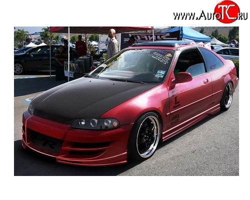8 899 р. Передний бампер Racing Honda Civic EG седан (1992-1995)  с доставкой в г. Воронеж