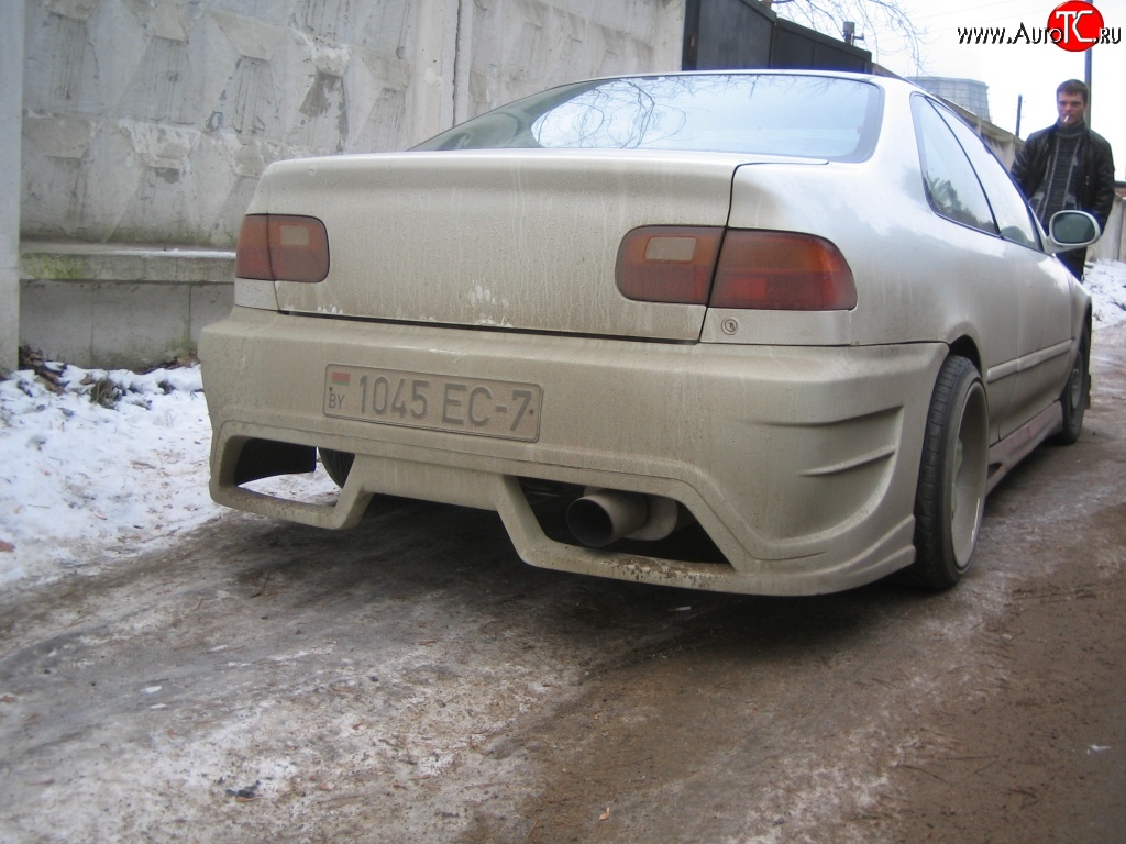 8 899 р. Задний бампер Racing Honda Civic EG седан (1992-1995)  с доставкой в г. Воронеж