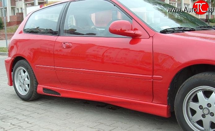 4 699 р. Пороги накладки Style  Honda Civic  EG (1992-1995) седан  с доставкой в г. Воронеж