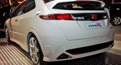 5 799 р. Спойлер Sport Honda Civic FK,FN хэтчбэк 5 дв. дорестайлинг (2005-2008)  с доставкой в г. Воронеж. Увеличить фотографию 2