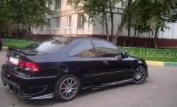 7 519 р. Задний бампер Racing Honda Civic EJ,EK,EM седан дорестайлинг (1995-1998) (кузов: седан)  с доставкой в г. Воронеж. Увеличить фотографию 2
