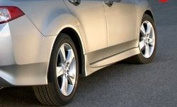 5 999 р. Пороги накладки Type-S  Honda Accord  8 CU (2008-2011) седан дорестайлинг (Неокрашенные)  с доставкой в г. Воронеж. Увеличить фотографию 2
