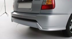 5 099 р. Задний бампер Классик Hyundai Accent 2 LC седан дорестайлинг (ТагАЗ) (1999-2012) (Неокрашенный)  с доставкой в г. Воронеж. Увеличить фотографию 2