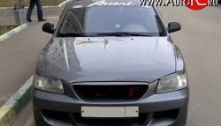 4 699 р. Передний бампер ATH-classic Hyundai Accent 2 LC седан дорестайлинг (ТагАЗ) (1999-2012) (Неокрашенный)  с доставкой в г. Воронеж. Увеличить фотографию 2