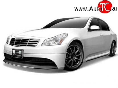 9 799 р. Накладка переднего бампера H Style INFINITI GF35 (2002-2008) (Неокрашенная)  с доставкой в г. Воронеж
