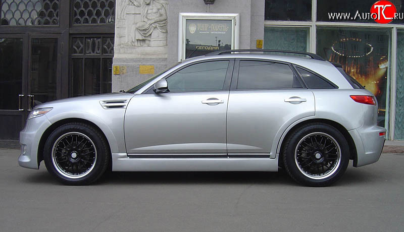 5 499 р. Жабры AERO INFINITI FX35 S50 дорестайлинг (2002-2005)  с доставкой в г. Воронеж