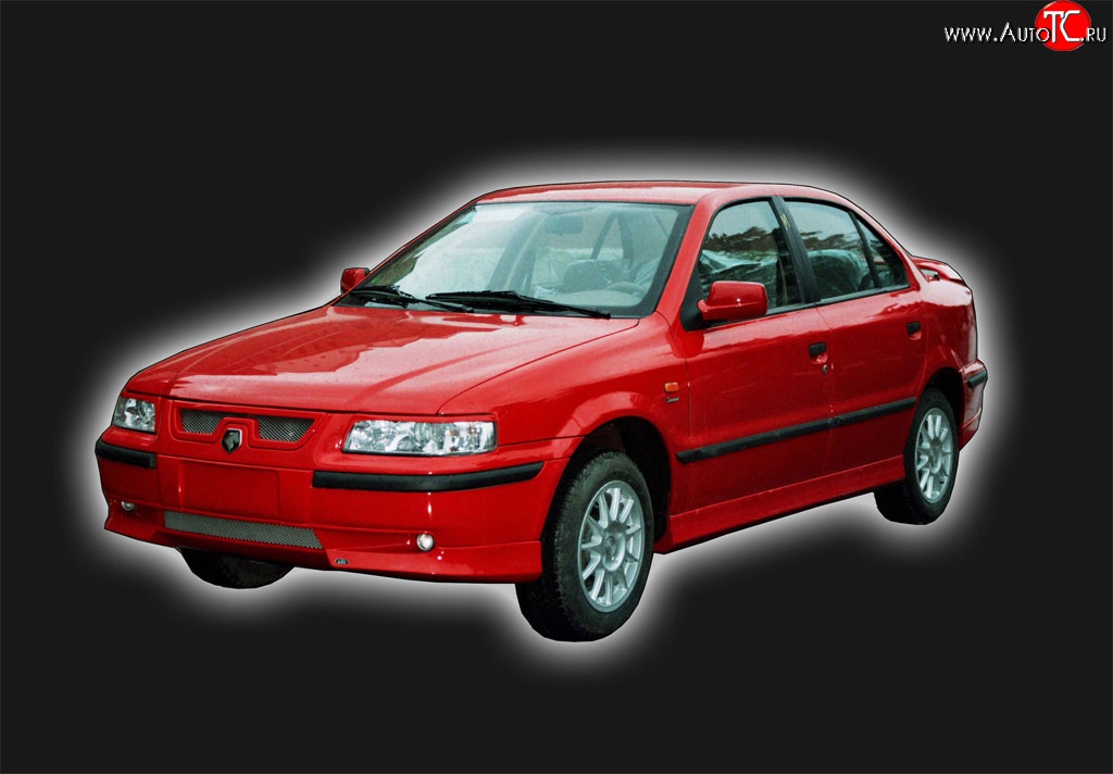 4 249 р. Накладка переднего бампера GT Dynamics Iran Khodro Samand (2003-2022) (Неокрашенная)  с доставкой в г. Воронеж