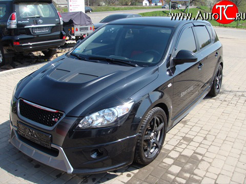 1 399 р. Реснички Khust-Tuning KIA Ceed 1 ED дорестайлинг, хэтчбэк 5 дв. (2006-2010)  с доставкой в г. Воронеж