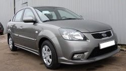 5 999 р. Пороги накладки GT Dynamics KIA Rio 2 JB дорестайлинг седан (2005-2009) (Неокрашенные)  с доставкой в г. Воронеж. Увеличить фотографию 2