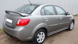 5 999 р. Пороги накладки GT Dynamics KIA Rio 2 JB дорестайлинг седан (2005-2009) (Неокрашенные)  с доставкой в г. Воронеж. Увеличить фотографию 3