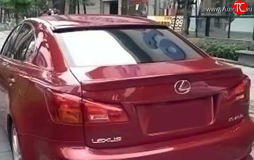 5 749 р. Козырёк на заднее лобовое стекло F-Sport Lexus IS350 XE20 седан дорестайлинг (2005-2013) (Неокрашенный)  с доставкой в г. Воронеж