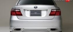 15 699 р. Накладка заднего бампера Wald Lexus LS460 XF40 дорестайлинг (2006-2009) (Неокрашенная)  с доставкой в г. Воронеж. Увеличить фотографию 4