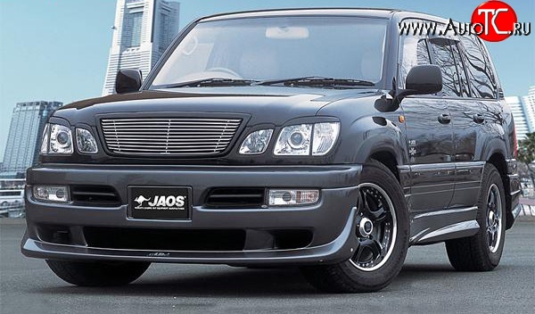 14 149 р. Накладка переднего бампера JAOS Style Lexus LX470 J100 дорестайлинг (1998-2002) (Неокрашенная)  с доставкой в г. Воронеж
