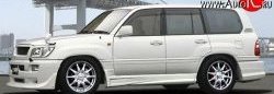 18 449 р. Пороги накладки JAOS Style Lexus LX470 J100 дорестайлинг (1998-2002) (Неокрашенные)  с доставкой в г. Воронеж. Увеличить фотографию 2