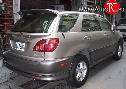 8 949 р. Накладка заднего бампера RX Lexus RX300 XU10 дорестайлинг (1995-2001) (Неокрашенная)  с доставкой в г. Воронеж