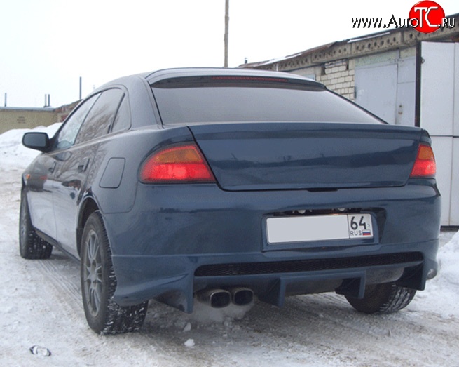 6 899 р. Накладка заднего бампера M-VRS Mazda 323 BA дорестайлинг седан (1994-1996) (Неокрашенная)  с доставкой в г. Воронеж