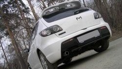 7 319 р. Спойлер Racing Mazda 3/Axela BK дорестайлинг, хэтчбэк (2003-2006) (Неокрашенный)  с доставкой в г. Воронеж. Увеличить фотографию 5