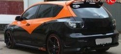7 319 р. Спойлер Racing Mazda 3/Axela BK дорестайлинг, хэтчбэк (2003-2006) (Неокрашенный)  с доставкой в г. Воронеж. Увеличить фотографию 6