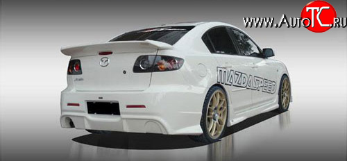 12 199 р. Спойлер Mazda-Speed Mazda 3/Axela BK дорестайлинг седан (2003-2006) (Неокрашенный)  с доставкой в г. Воронеж