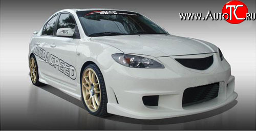 619 р. Реснички Mazda-Speed Mazda 3/Axela BK дорестайлинг седан (2003-2006) (Неокрашенные)  с доставкой в г. Воронеж