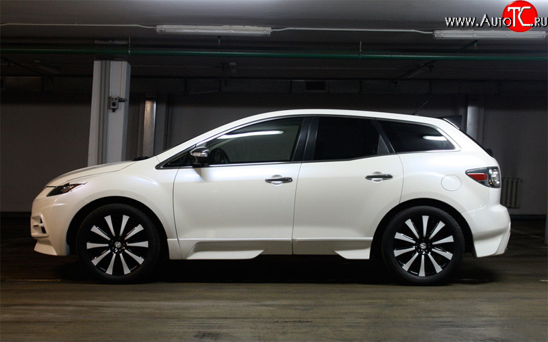 13 949 р. Пороги и накладки дверей One&Only Mazda CX-7 ER дорестайлинг (2006-2010) (Неокрашенные)  с доставкой в г. Воронеж