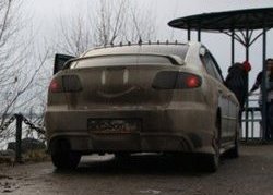 5 099 р. Спойлер Sport-V2 Mazda 3/Axela BK дорестайлинг седан (2003-2006) (Неокрашенный)  с доставкой в г. Воронеж. Увеличить фотографию 3