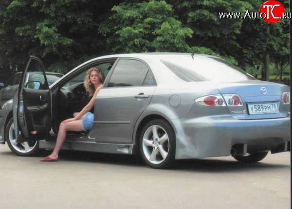 8 249 р. Задний бампер Mazda 6 GG седан дорестайлинг (2002-2005)  с доставкой в г. Воронеж