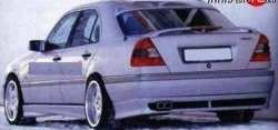 4 049 р. Накладка заднего бампера Rieger Mercedes-Benz C-Class W202 дорестайлинг седан (1993-1997)  с доставкой в г. Воронеж. Увеличить фотографию 6
