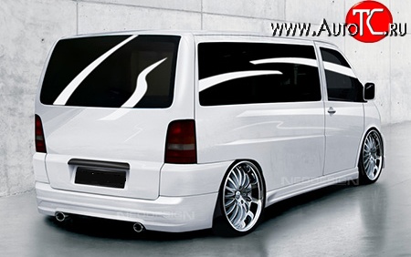 8 399 р. Задний бампер Neodesign Neodesign Mercedes-Benz Vito W638 (1996-2003)  с доставкой в г. Воронеж