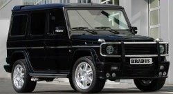 4 299 р. Накладка переднего бампера Brabus Mercedes-Benz G class W463 5 дв. дорестайлинг (1989-1994) (Неокрашенная)  с доставкой в г. Воронеж. Увеличить фотографию 2