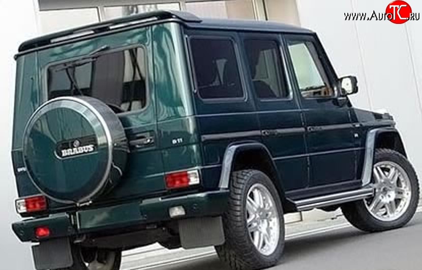 8 149 р. Спойлер BRABUS Mercedes-Benz G class W463 5 дв. дорестайлинг (1989-1994) (Без стоп-сигнала, Неокрашенный)  с доставкой в г. Воронеж