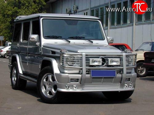 15 699 р. Накладка переднего бампера AMG Mercedes-Benz G class W463 5 дв. дорестайлинг (1989-1994) (Неокрашенная)  с доставкой в г. Воронеж