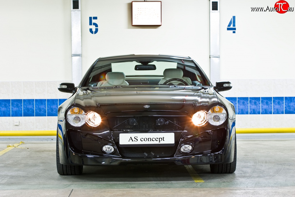 6 149 р. Передний бампер AS Concept Mercedes-Benz SL class R230 (2002-2008) (Неокрашенный)  с доставкой в г. Воронеж