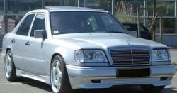 6 799 р. Пороги накладки GT Dynamics Mercedes-Benz E-Class W124 седан дорестайлинг (1984-1993) (Неокрашенные)  с доставкой в г. Воронеж. Увеличить фотографию 5