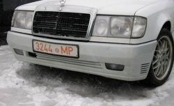 6 949 р. Передний бампер Classic на Mercedes-Benz E-Class W124 седан дорестайлинг (1984-1993)  с доставкой в г. Воронеж. Увеличить фотографию 2
