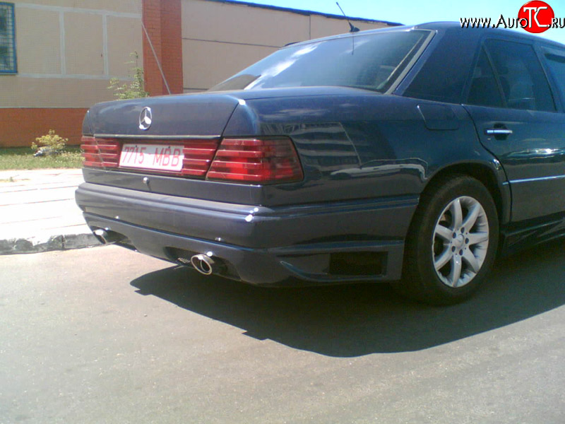 7 239 р. Задний бампер Elegance Mercedes-Benz E-Class W124 седан дорестайлинг (1984-1993)  с доставкой в г. Воронеж