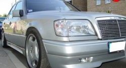 4 299 р. Накладка переднего бампера GT Dynamics Mercedes-Benz E-Class S124 универсал рестайлинг (1993-1996) (Неокрашенная)  с доставкой в г. Воронеж. Увеличить фотографию 5