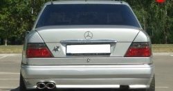 4 299 р. Накладка заднего бампера GT Dynamics Mercedes-Benz E-Class W124 седан дорестайлинг (1984-1993) (Неокрашенная)  с доставкой в г. Воронеж. Увеличить фотографию 2
