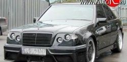 5 949 р. Пороги накладки Storm Mercedes-Benz E-Class W124 седан дорестайлинг (1984-1993) (Неокрашенные)  с доставкой в г. Воронеж. Увеличить фотографию 3