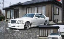 11 399 р. Пороги накладки WALD Mercedes-Benz S class W140 Седан (1991-1998) (Кузов: 140 стандартный, Неокрашенные)  с доставкой в г. Воронеж. Увеличить фотографию 2