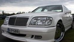 14 149 р. Передний бампер WALD Mercedes-Benz S class W140 Седан (1991-1998) (Неокрашенный)  с доставкой в г. Воронеж. Увеличить фотографию 4
