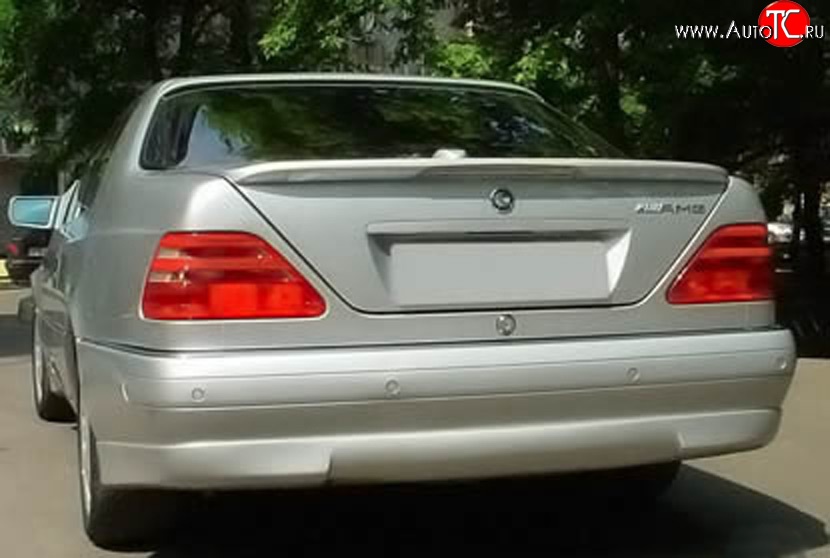 11 399 р. Накладка заднего бампера AMG Mercedes-Benz S class W140 Купе (1991-1998) (Неокрашенная)  с доставкой в г. Воронеж