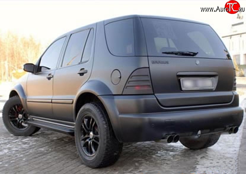 5 949 р. Накладка BRABUS на заднюю дверь автомобиля (дорестайлинг) Mercedes-Benz ML class W163 дорестайлинг (1997-2001)  с доставкой в г. Воронеж