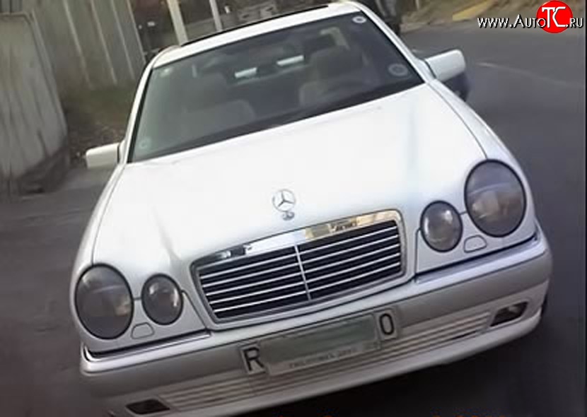 6 549 р. Накладка переднего бампера LORINZER Style  Mercedes-Benz E-Class  W210 (1996-1999) дорестайлинг седан, дорестайлинг универсал (Неокрашенная)  с доставкой в г. Воронеж